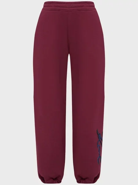 Спортивні штани Karl Lagerfeld з паєтками бордові