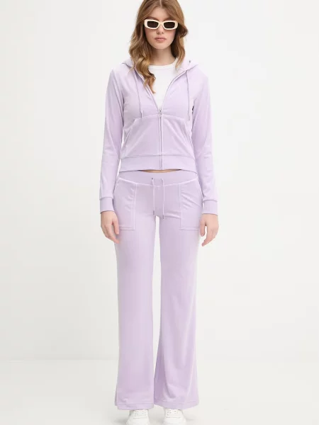 Juicy Couture hanorac cu și glugă pentru femei din ROBERTSON CLASS violet