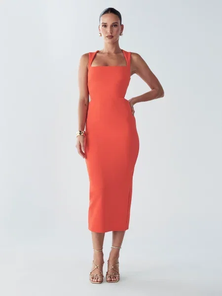 BWLDR Rochie Riri' portocaliu
