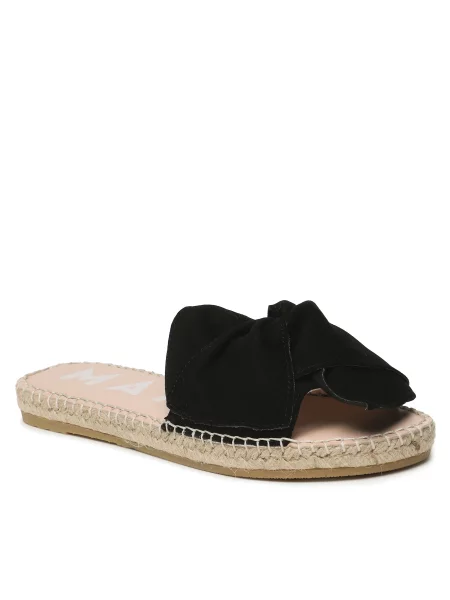 Manebi Espadrilky Sandals With Knot K JK čierna