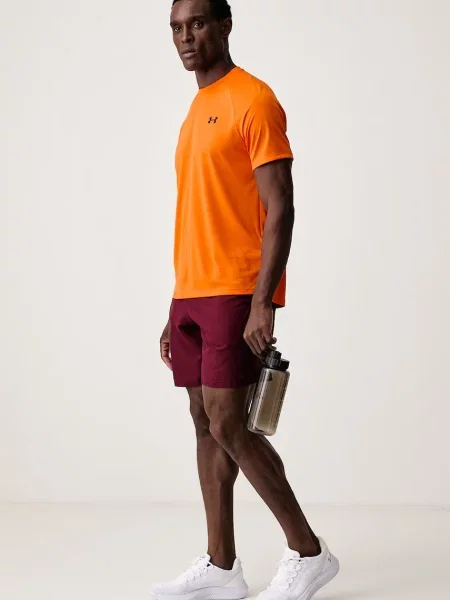Under Armour tréningové tričko pánske Tech SS Tee oranžová