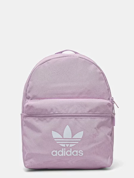 Ruksak adidas Originals Adicolor za žene veliki s tiskom ljubičasta