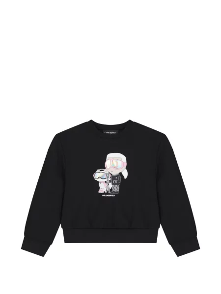 Dětské svetr Karl Lagerfeld černý