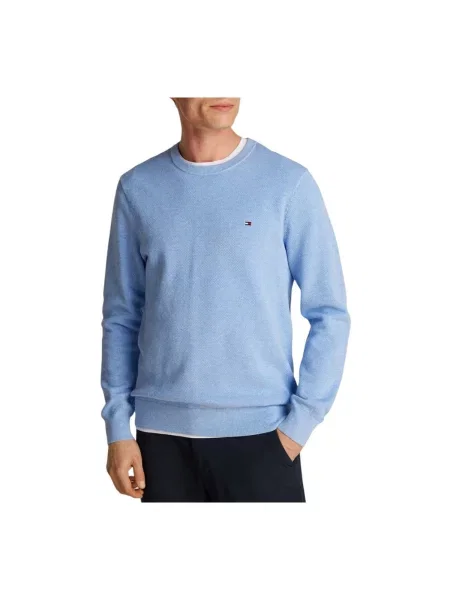 Sveter Tommy Hilfiger modrá
