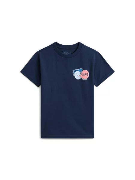 VANS Tricou Gum Sole bleumarin / roz / roșu alb
