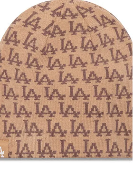 New Era Čepice Jacquard Skull Bean béžová