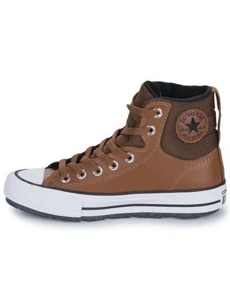 Botine copii Converse maro