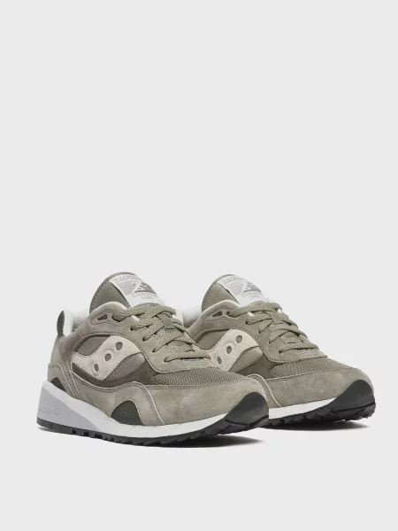 Замшевые кроссовки Saucony оливковые