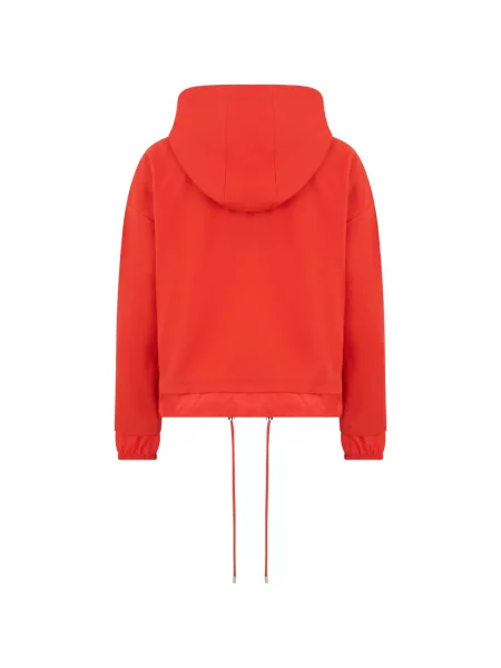 Hoodie Moorer με κορδόνι κόκκινο