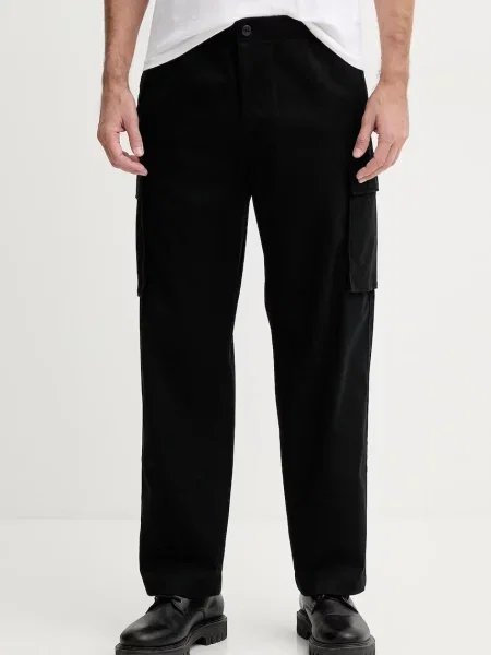 Calvin Klein Jeans spodnie w fasonie cargo czarny
