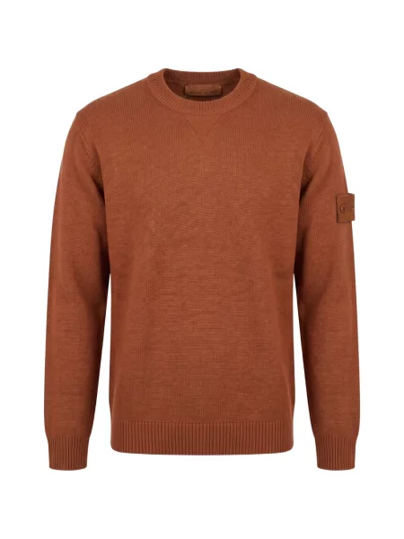 Pulover Stone Island cu strasuri maro