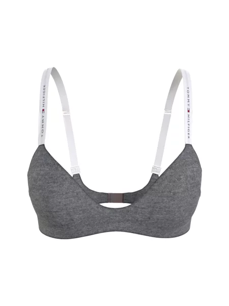 TOMMY HILFIGER Sutien bleumarin / gri / roșu alb