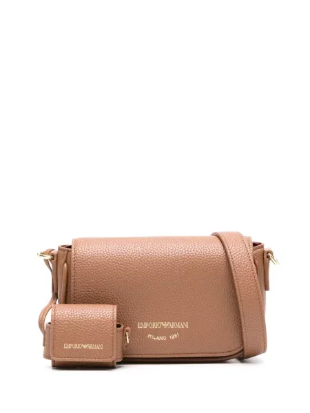 Geanta crossbody Emporio Armani maro