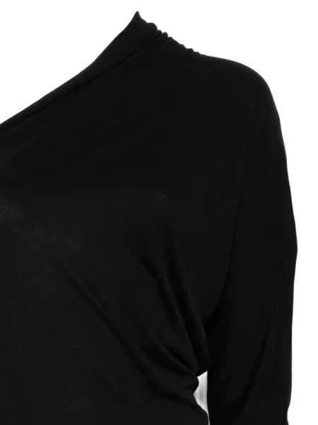 Bluză Rick Owens Lilies cu un umăr gol negru