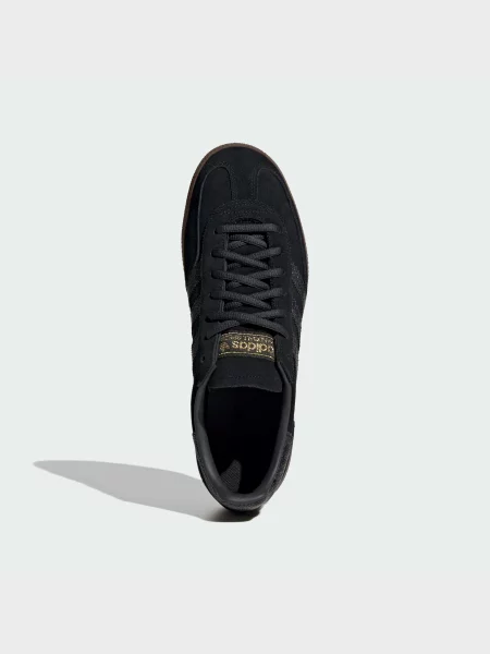 Кожаные кеды Adidas черные