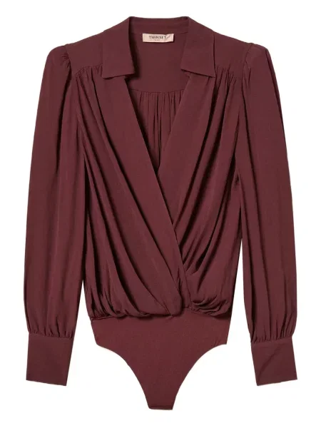 Bluzka Twinset kopertowa czerwona