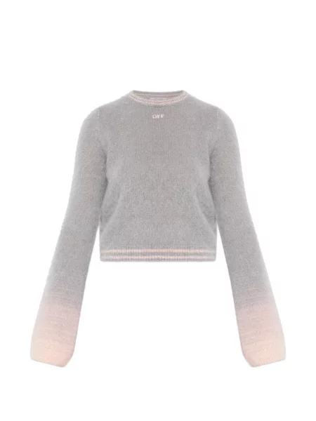 Пуловер Off-white бяло