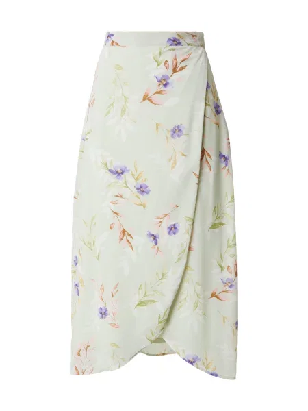 ABOUT YOU Fustă Leona bleumarin / oliv / mentă / pastel verde