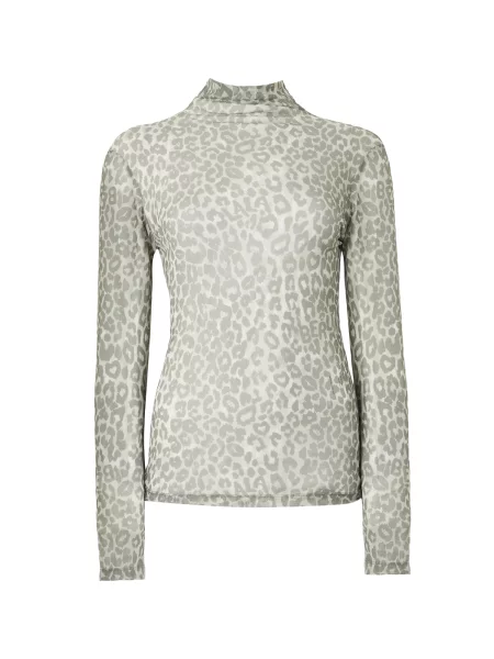 Lala Berlin Tričko Lois krémová / pastelově zelená