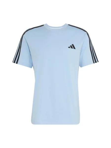 ADIDAS SPORTSWEAR Tricou Essentials albastru deschis negru