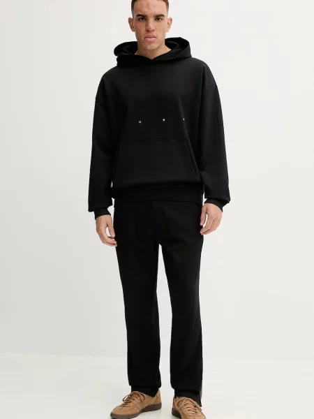 Спортивні штани HUGO з аплікацією чорний