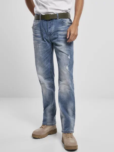 Blugi Brandit albastru