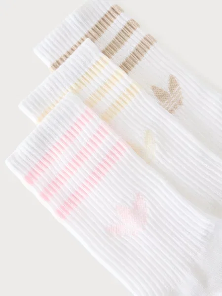 ADIDAS ORIGINALS Ponožky žltohnedá / brokátová / ružová biela