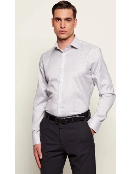 Calvin Klein Cămașă | stretch gri