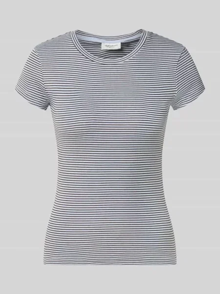 T-shirt o kroju skinny fit z mieszanki bawełny Gina Tricot