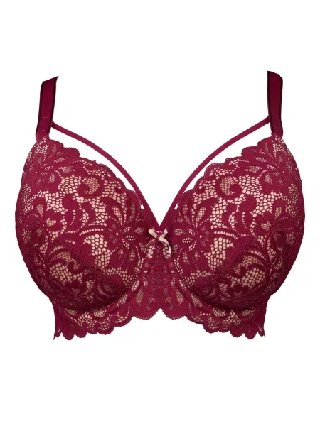 SugarShape Sutien True Luna bordeaux roșu