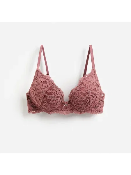 Reserved Csipkés push-up melltartó mályva