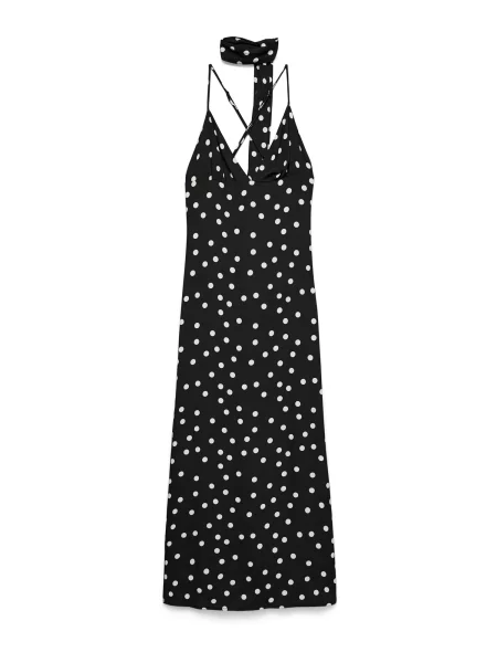 VERO MODA Rochie VMELISA negru alb