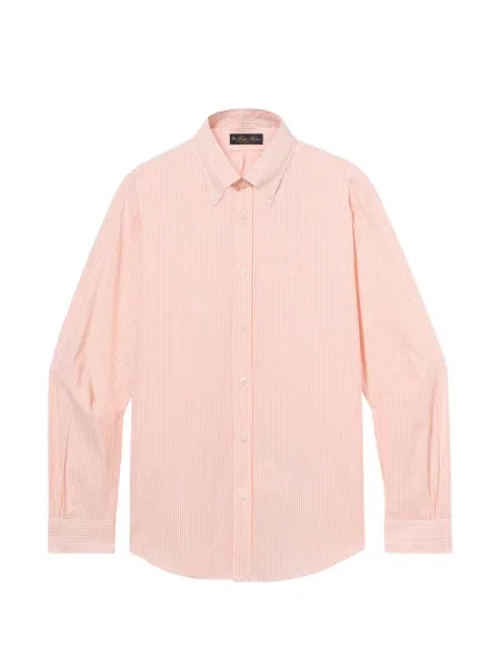 Cămașă Brooks Brothers cu broderie portocaliu