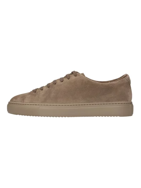 Sneakersy Doucal's skórzane brązowe