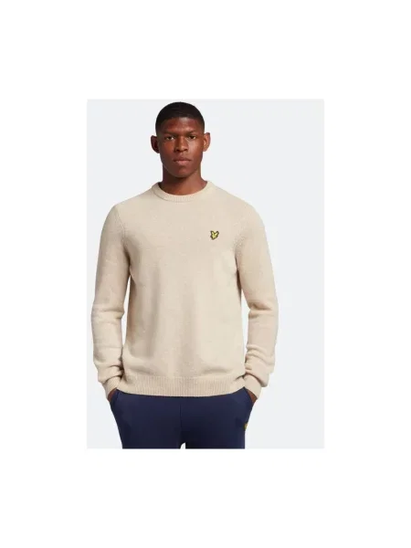 Sweter Lyle & Scott wełniany beżowy