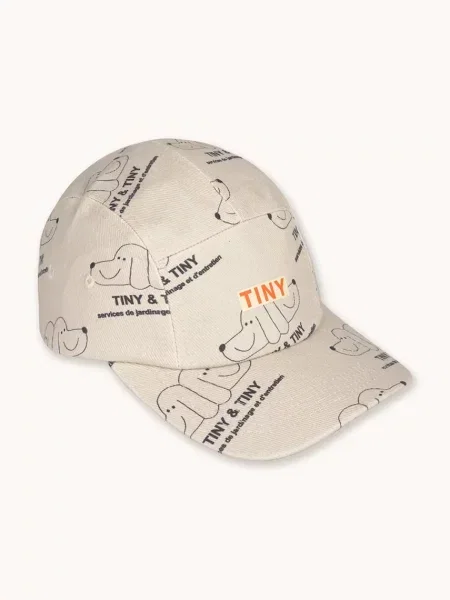 Tinycottons Dětská baseballová čepice TINY & TINY CAP béžová