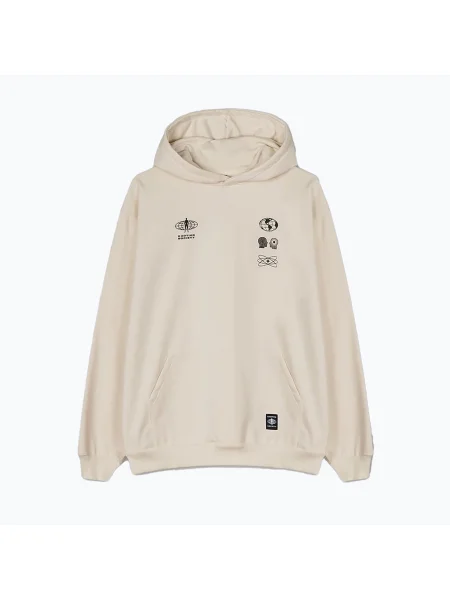 Férfi Kaotiko Brutalism csont melegítőfelső. Méret: XL bézs