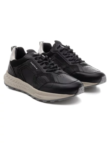 Sneakersy Ambitious skórzane czarne