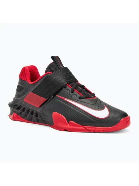 Nike Savaleos fekete/fehér/egyetemi piros súlyemelő cipő. Méret: 43 EU fehér