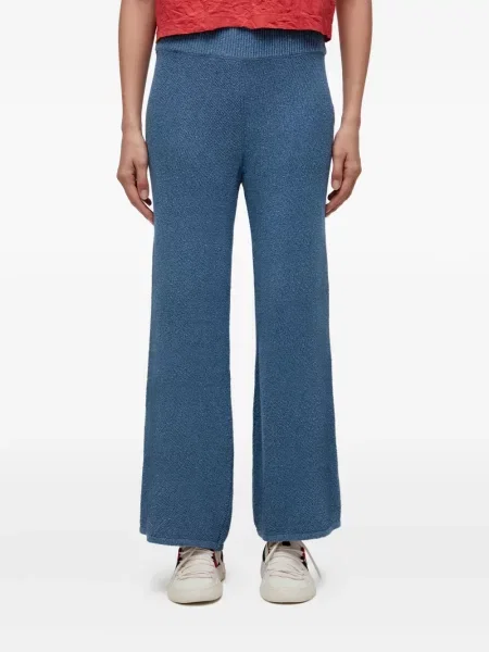 Pantaloni Osklen tricotate albastru