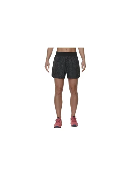 Scurt pantaloni Asics cu imagine negru