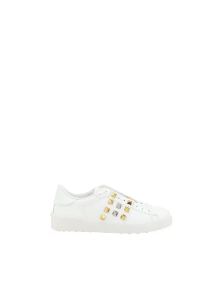 Lniane sneakersy Valentino Garavani białe