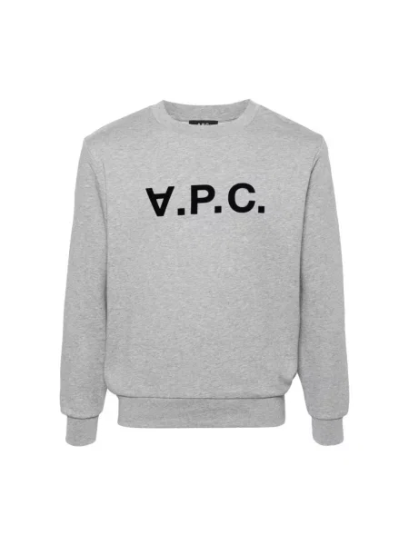 Bluza A.p.c. z logo szara