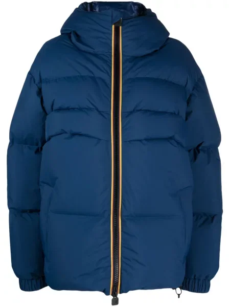 Parka K-way ocieplana niebieska