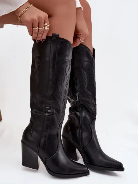 Cizme Boto cowboy negru