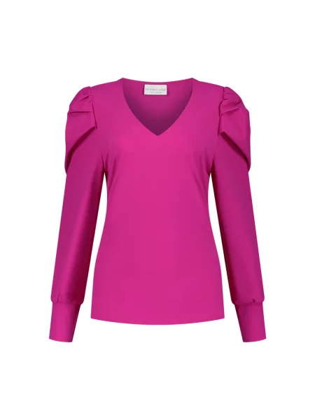 Lniana bluzka Helena Hart różowa