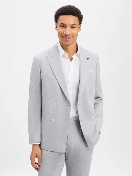 Finshley & Harding London kurtka modułowa Flexdon Mężczyźni Comfort Fit marmurkowy 46 szary