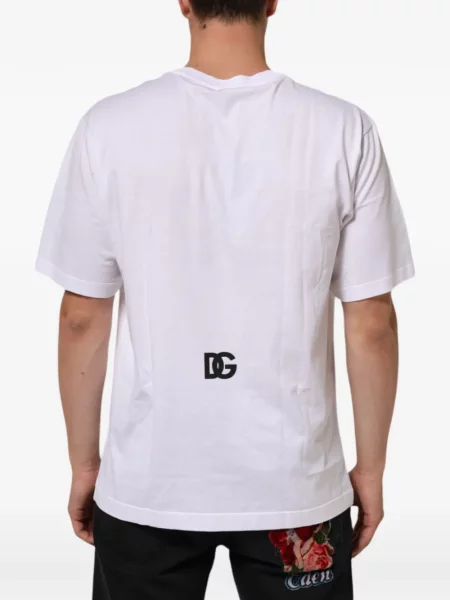 Tricou Dolce & Gabbana cu imagine alb