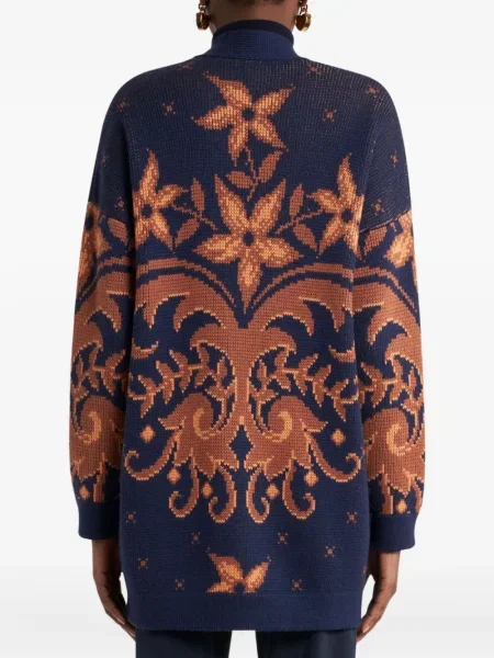 Cardigan Etro de lână albastru