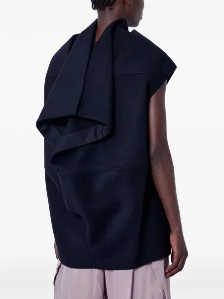 Top Rick Owens drapat negru